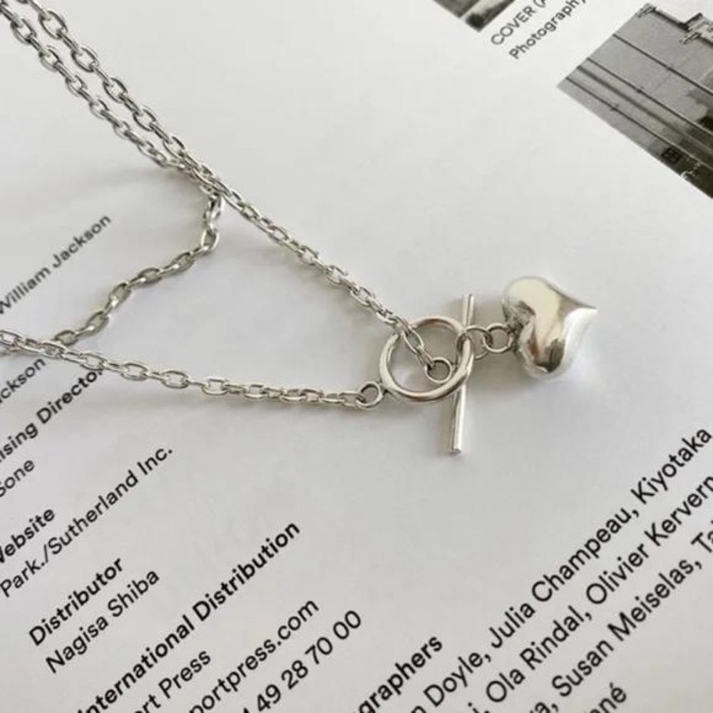 “18” HEART 925 STERLING SILVER  NECKLACE, NICE NECKLACE, CUTE NECKLACE - Picture 5 of 6